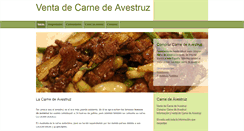 Desktop Screenshot of carnedeavestruz.com