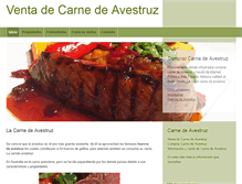 Tablet Screenshot of carnedeavestruz.com